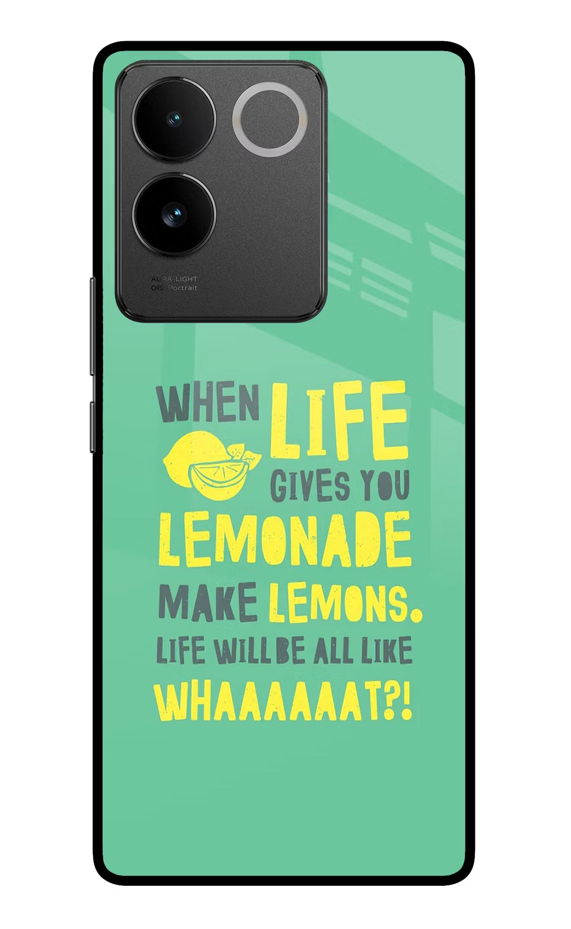 Quote Vivo T2 Pro 5G Glass Case Back Cover by Casekaro