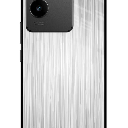Wooden Grey Texture Vivo T2 Pro 5G Glass Case Back Cover by Casekaro