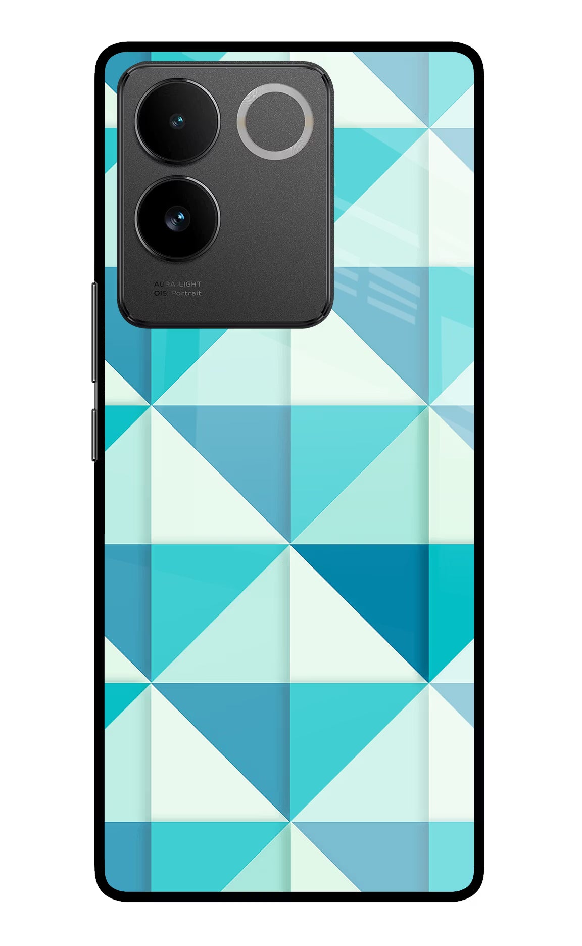 Abstract Vivo T2 Pro 5G Glass Case Back Cover by Casekaro