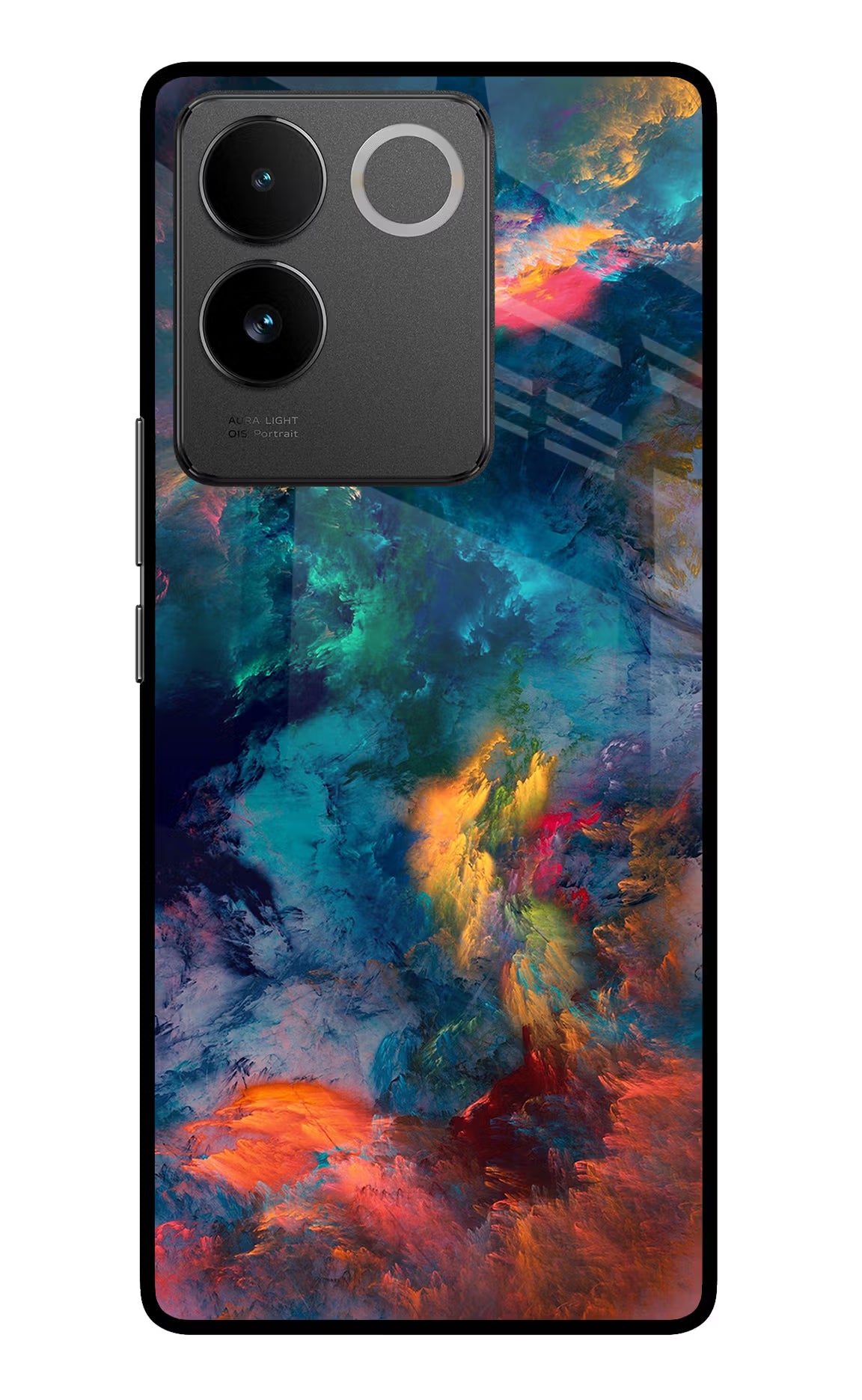 Artwork Paint Vivo T2 Pro 5G Glass Case Back Cover by Casekaro