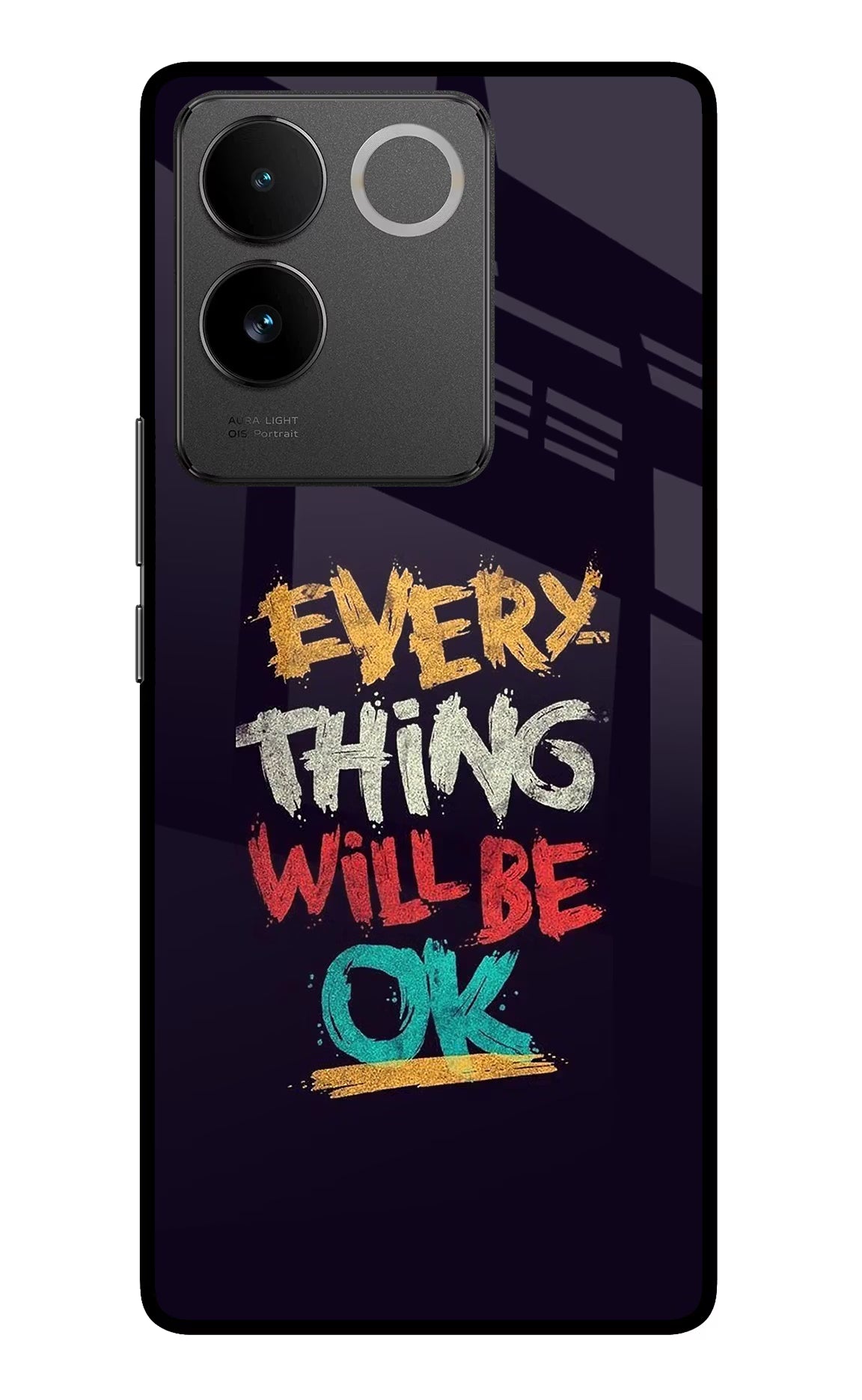 Everything Will Be Ok Vivo T2 Pro 5G Glass Case