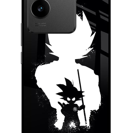 Goku Shadow Vivo T2 Pro 5G Glass Case Back Cover by Casekaro