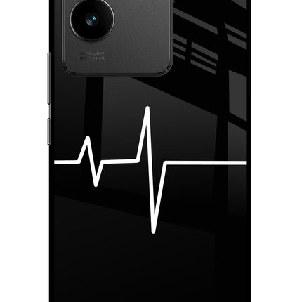 Heart Beats Vivo T2 Pro 5G Glass Case Back Cover by Casekaro