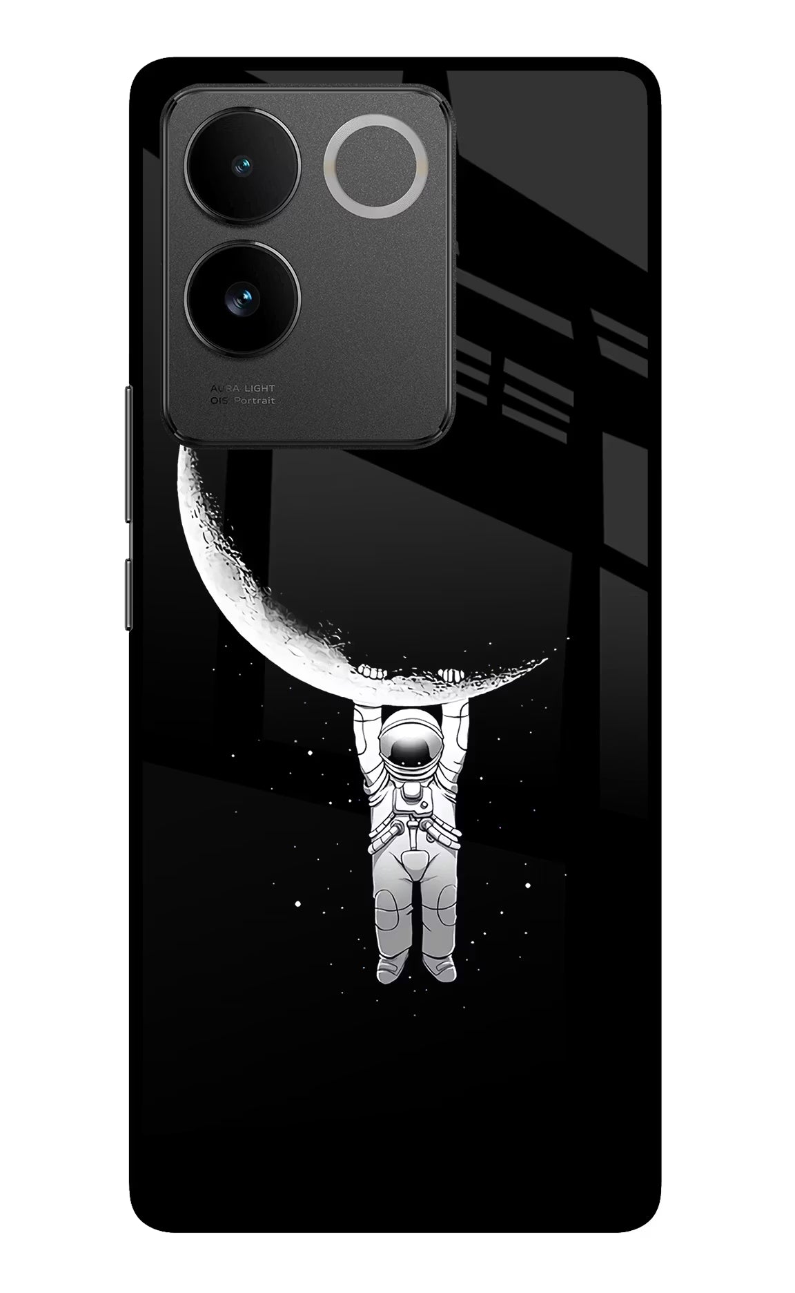 Moon Space Vivo T2 Pro 5G Glass Case Back Cover by Casekaro