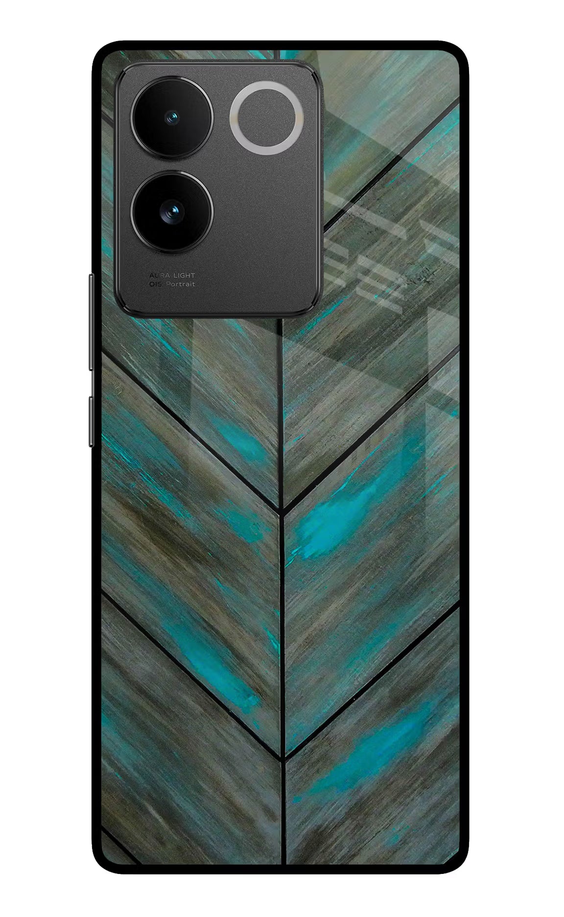 Pattern Vivo T2 Pro 5G Glass Case Back Cover by Casekaro
