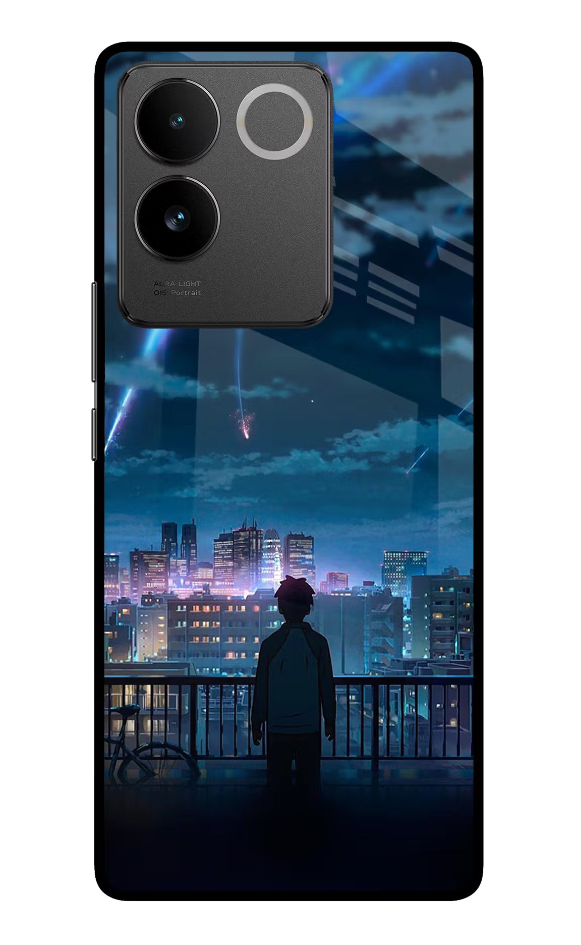Anime Vivo T2 Pro 5G Glass Case Back Cover by Casekaro