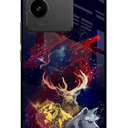 Game Of Thrones Vivo T2 Pro 5G Glass Case Back Cover by Casekaro