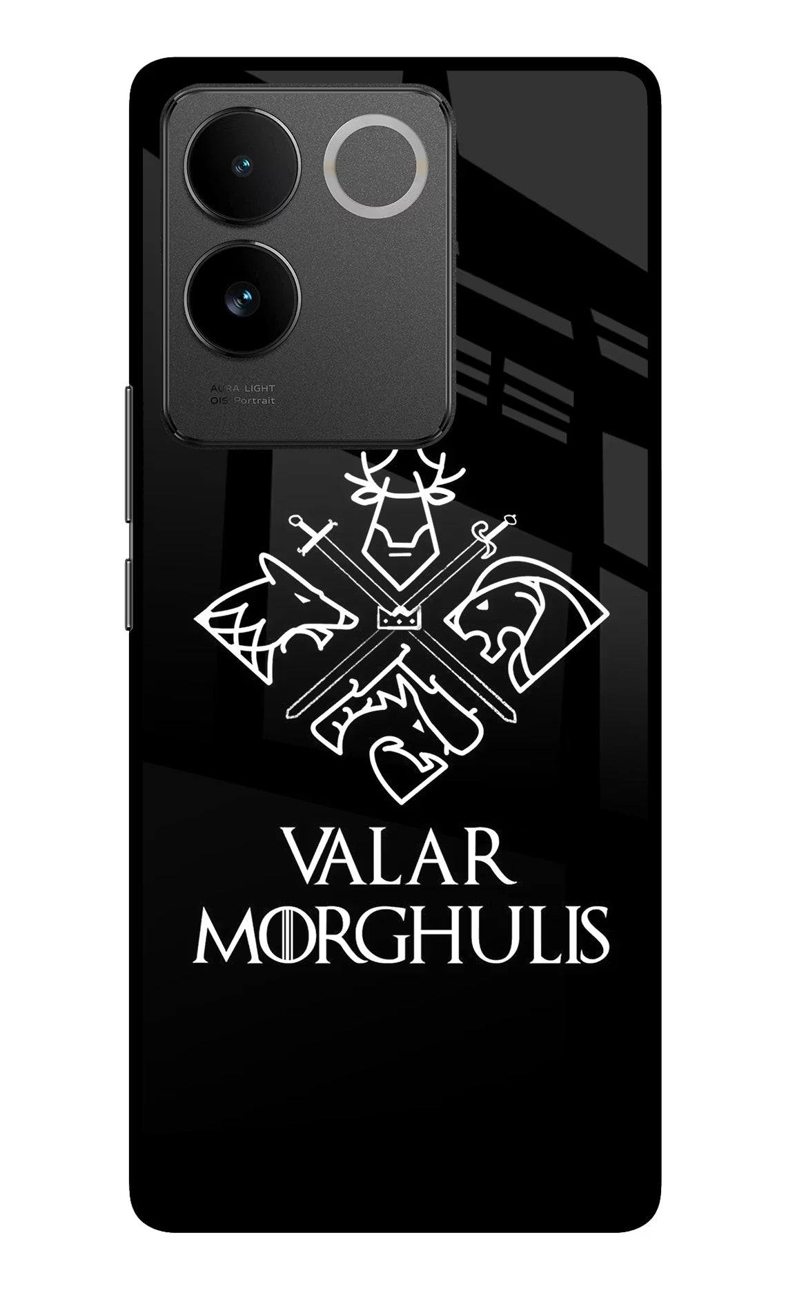 Valar Morghulis | Game Of Thrones Vivo T2 Pro 5G Glass Case Back Cover by Casekaro