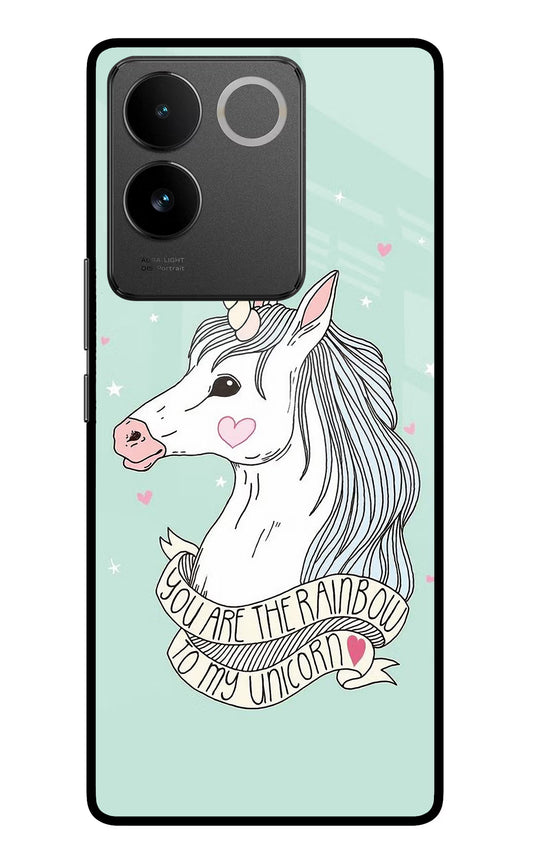 Unicorn Wallpaper Vivo T2 Pro 5G Glass Case