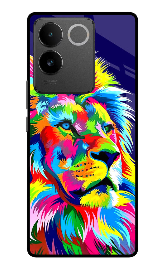 Vector Art Lion Vivo T2 Pro 5G Glass Case