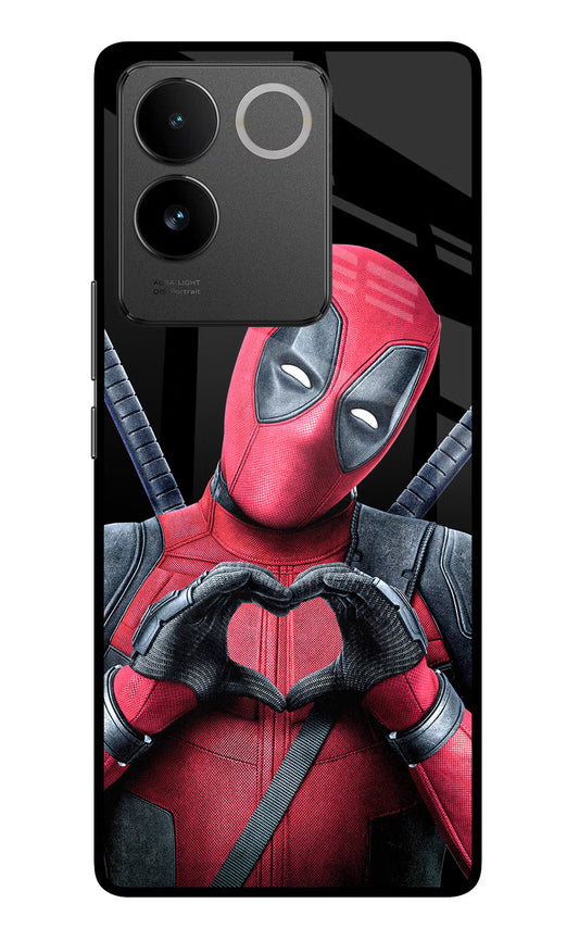 Deadpool Vivo T2 Pro 5G Glass Case