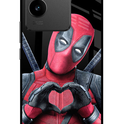 Deadpool Vivo T2 Pro 5G Glass Case Back Cover by Casekaro