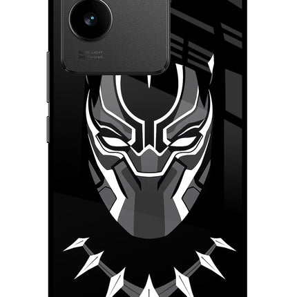 Black Panther Vivo T2 Pro 5G Glass Case Back Cover by Casekaro