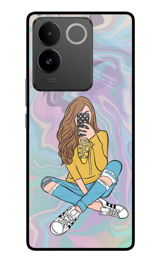 Selfie Girl Vivo T2 Pro 5G Glass Case