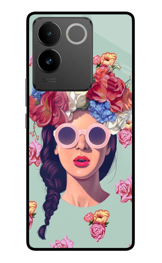 Pretty Girl Vivo T2 Pro 5G Glass Case