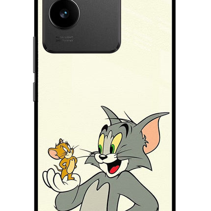 Tom & Jerry Vivo T2 Pro 5G Glass Case Back Cover by Casekaro