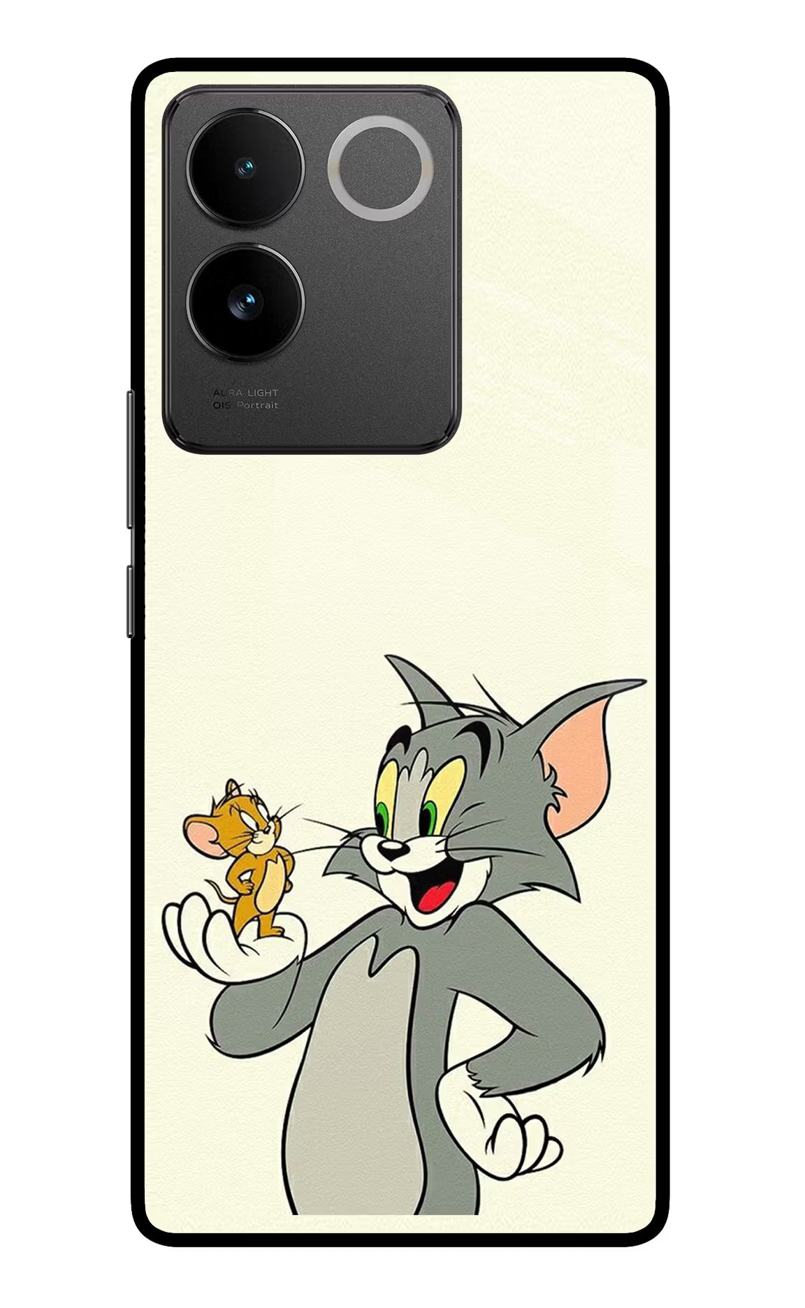 Tom & Jerry Vivo T2 Pro 5G Glass Case Back Cover by Casekaro