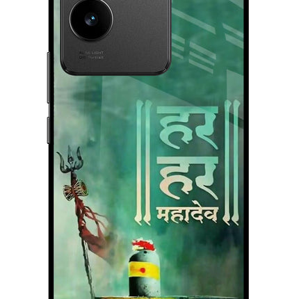 Har Har Mahadev Shivling Vivo T2 Pro 5G Glass Case