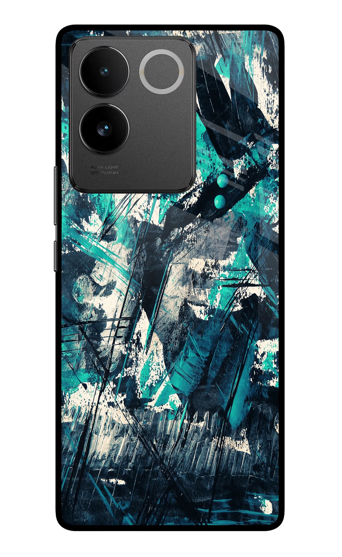Artwork Vivo T2 Pro 5G Glass Case Back Cover by Casekaro