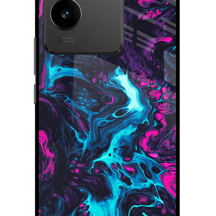 Abstract Vivo T2 Pro 5G Glass Case Back Cover by Casekaro