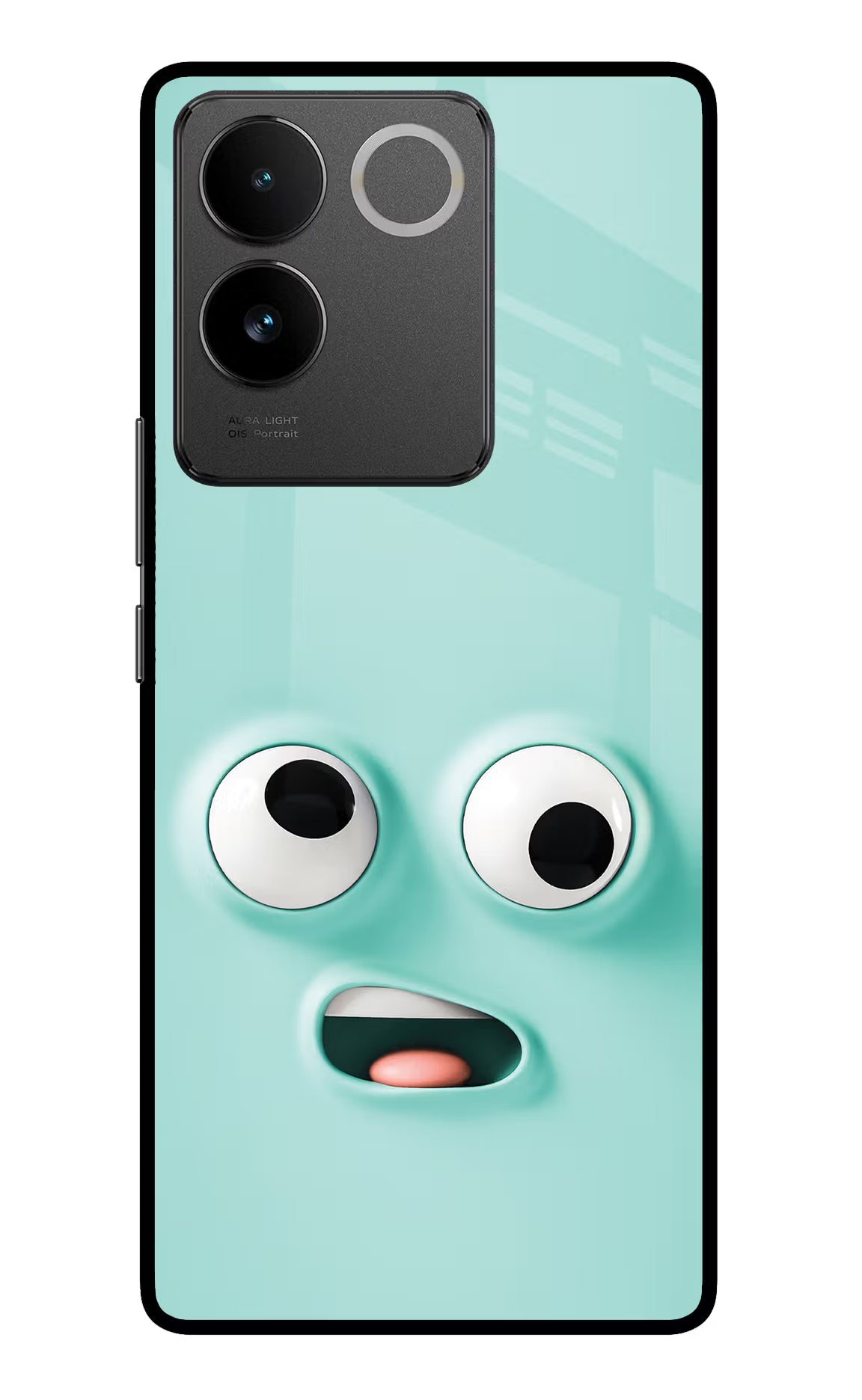 Funny Cartoon Vivo T2 Pro 5G Glass Case Back Cover by Casekaro