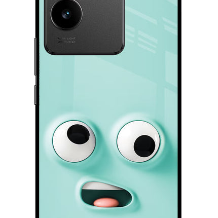 Funny Cartoon Vivo T2 Pro 5G Glass Case Back Cover by Casekaro