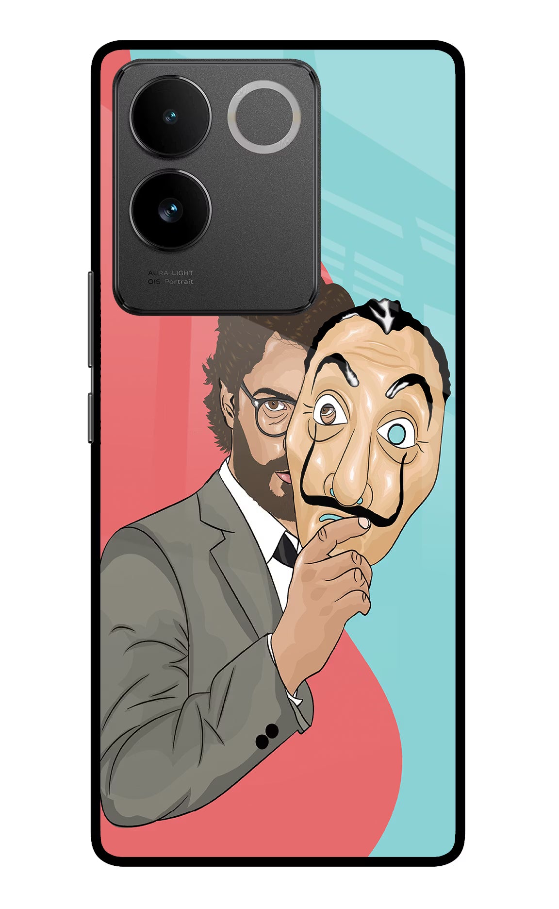Professor Vivo T2 Pro 5G Glass Case Back Cover by Casekaro