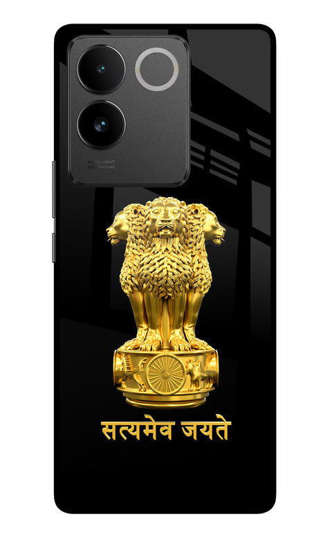 Satyamev Jayate Golden Vivo T2 Pro 5G Glass Case