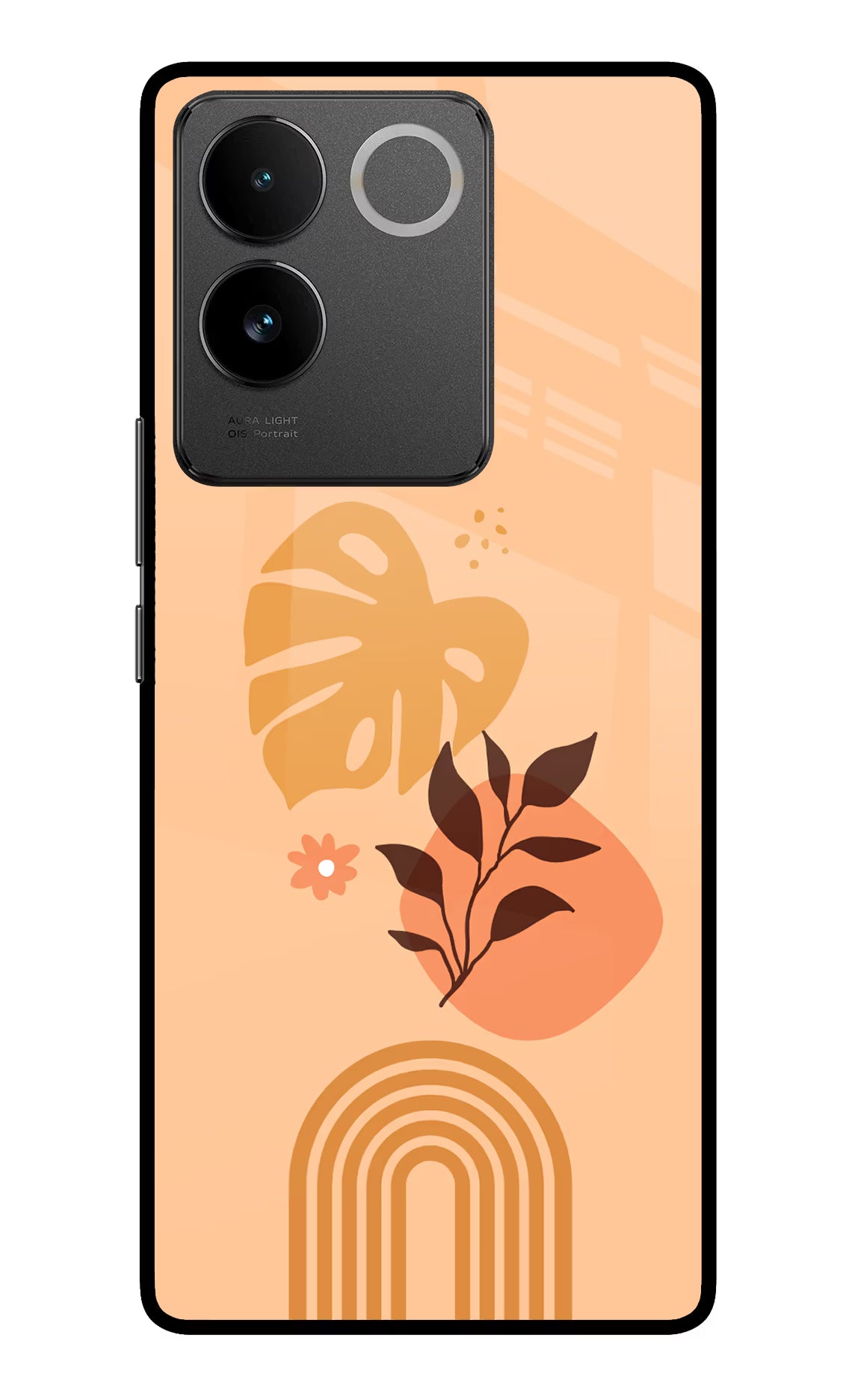 Bohemian Art Vivo T2 Pro 5G Glass Case Back Cover by Casekaro