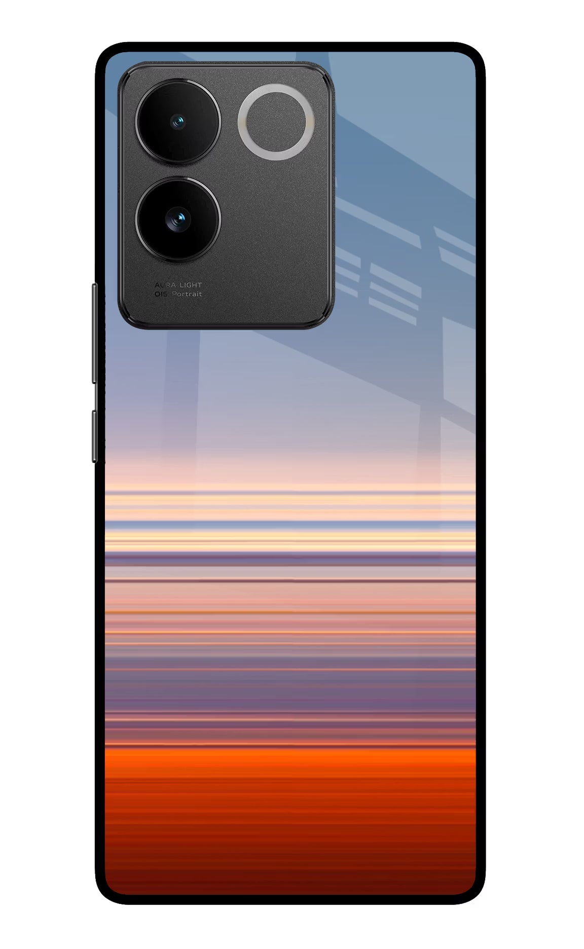 Morning Colors Vivo T2 Pro 5G Glass Case Back Cover by Casekaro
