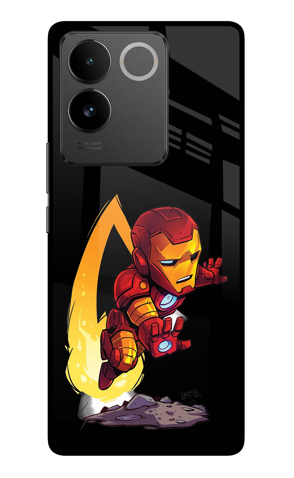 IronMan Vivo T2 Pro 5G Glass Case Back Cover by Casekaro