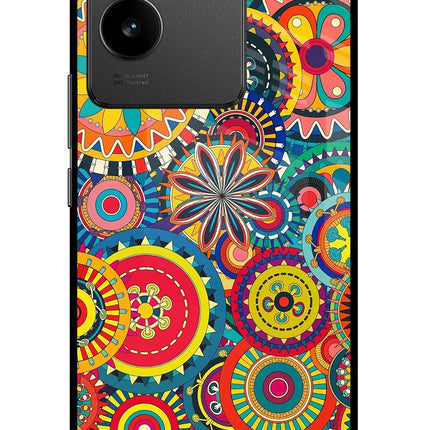 Gol Gol Art Vivo T2 Pro 5G Glass Case Back Cover by Casekaro