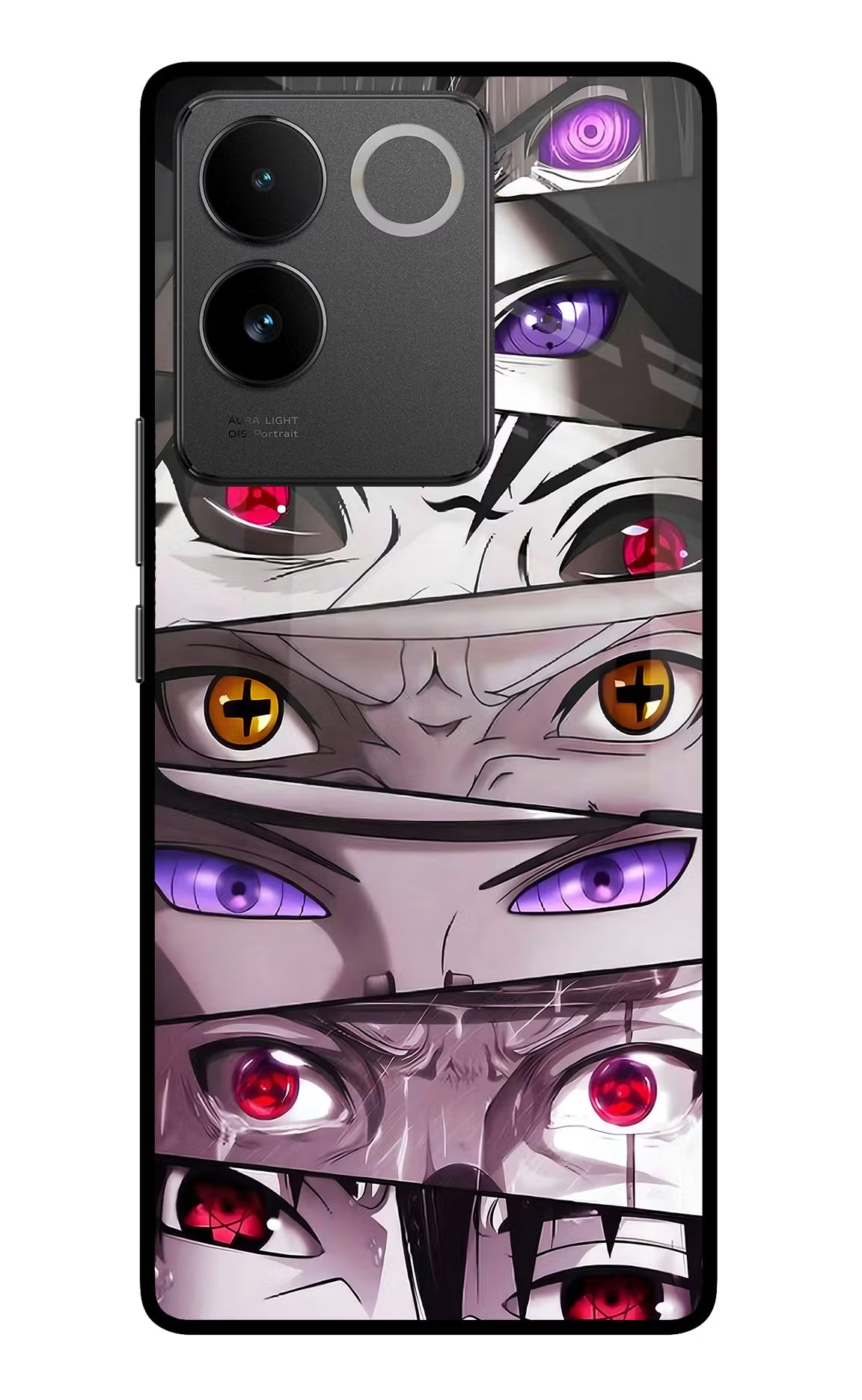 Naruto Anime Vivo T2 Pro 5G Glass Case