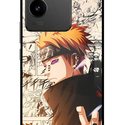 Pain Anime Vivo T2 Pro 5G Glass Case Back Cover by Casekaro
