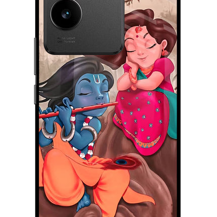Radhe Krishna Vivo T2 Pro 5G Glass Case