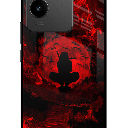 Itachi Uchiha Vivo T2 Pro 5G Glass Case Back Cover by Casekaro