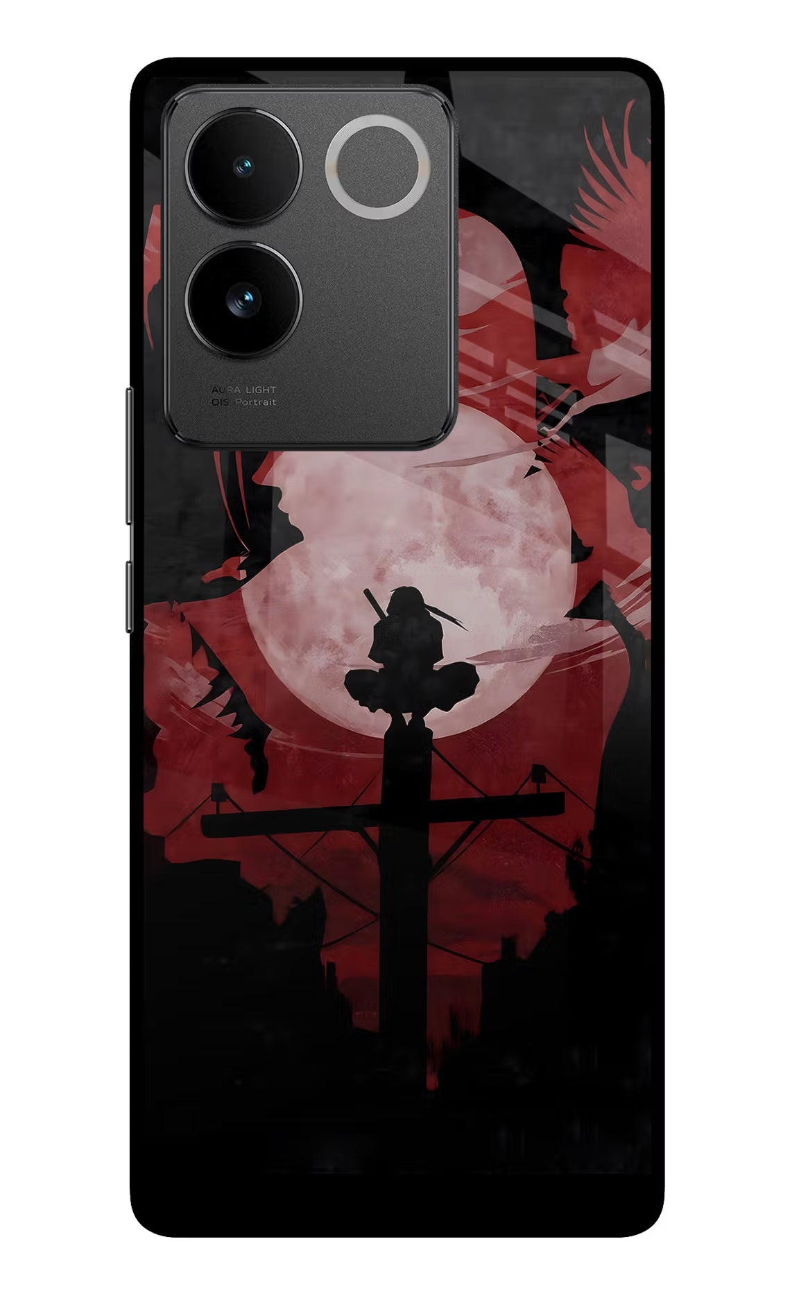 Naruto Anime Vivo T2 Pro 5G Glass Case Back Cover by Casekaro