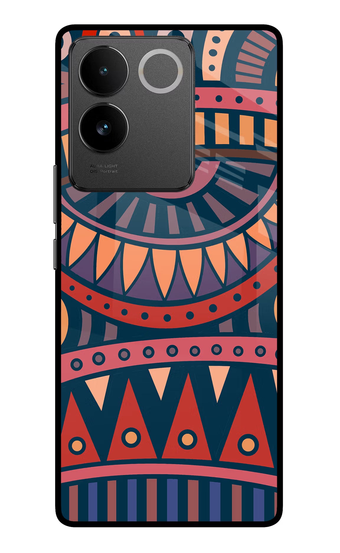 African Culture Design Vivo T2 Pro 5G Glass Case