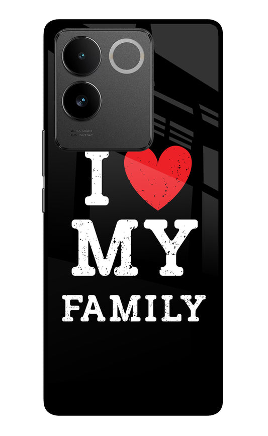 I Love My Family Vivo T2 Pro 5G Glass Case