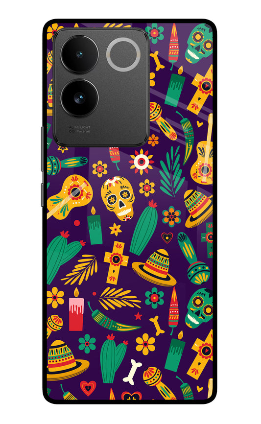 Mexican Artwork Vivo T2 Pro 5G Glass Case