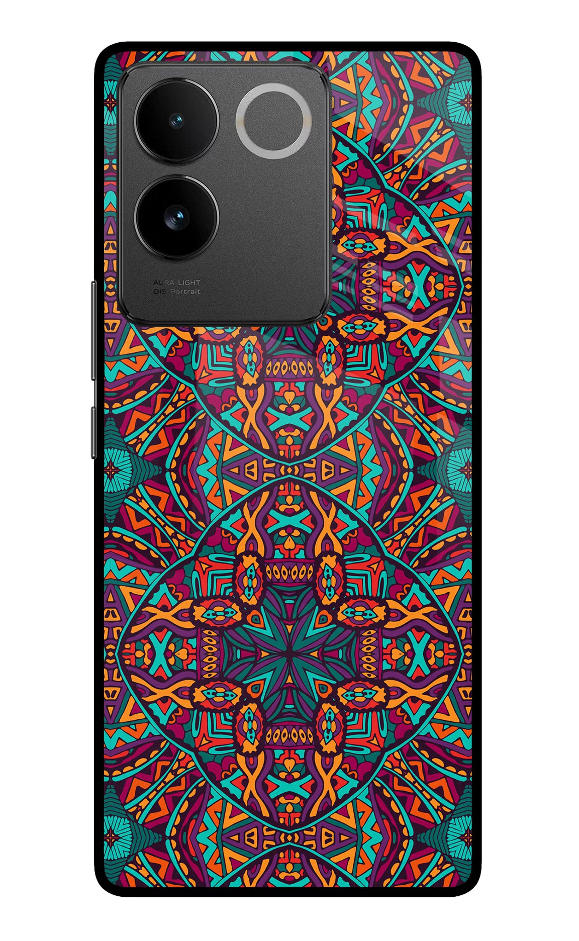 Colour Mandala Vivo T2 Pro 5G Glass Case
