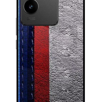 BMW Stripes Vivo T2 Pro 5G Glass Case Back Cover by Casekaro