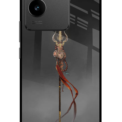 Shiv Trishul Vivo T2 Pro 5G Glass Case Back Cover by Casekaro