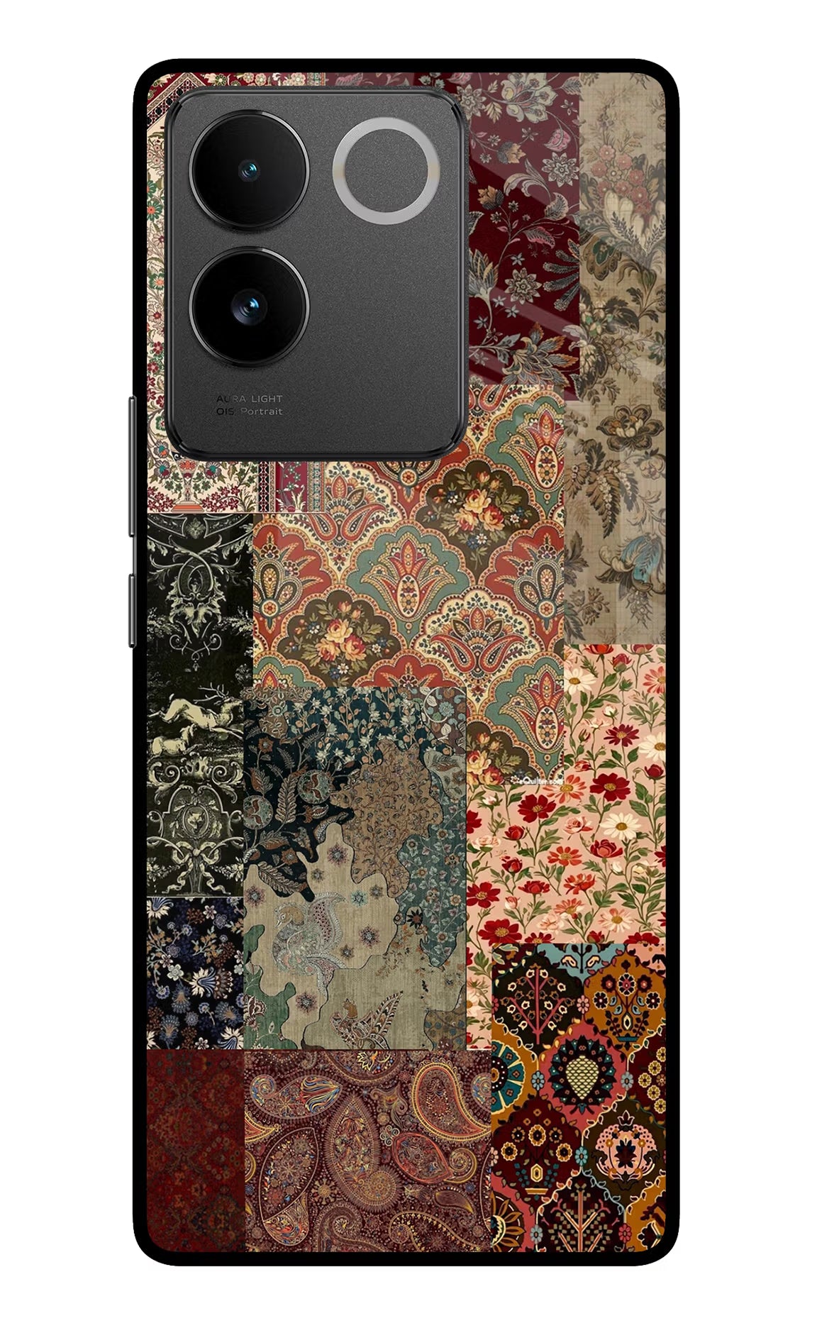 Desi Print Vivo T2 Pro 5G Glass Case Back Cover by Casekaro