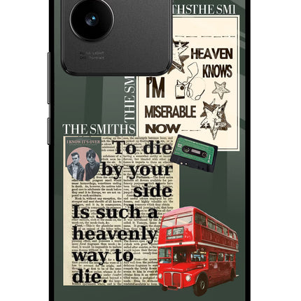 The Smiths Vivo T2 Pro 5G Glass Case Back Cover by Casekaro
