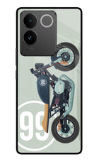 Classic Cafe Racer 99 Vivo T2 Pro 5G Glass Case
