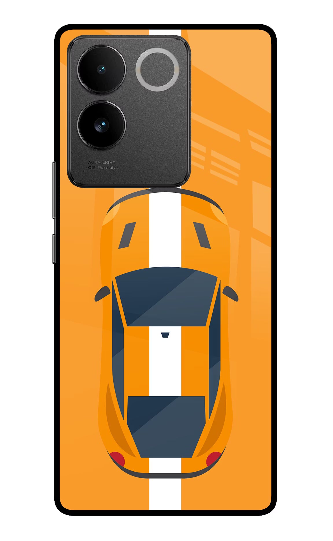Highway Pursuit Vivo T2 Pro 5G Glass Case Back Cover by Casekaro