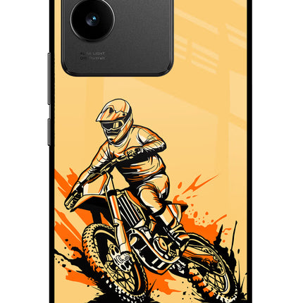 Off-Road Fury Vivo T2 Pro 5G Glass Case Back Cover by Casekaro