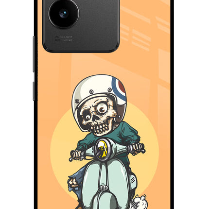 Undead Biker Vivo T2 Pro 5G Glass Case