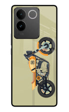 Vertical Speedster Vivo T2 Pro 5G Glass Case